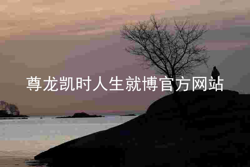 尊龙凯时人生就博官方网站